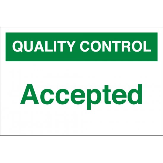 Key Available. Sign Accepted Signs - from Key Signs UK