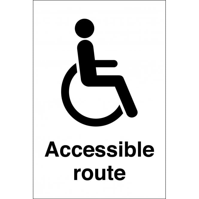 Accessible Route Sign