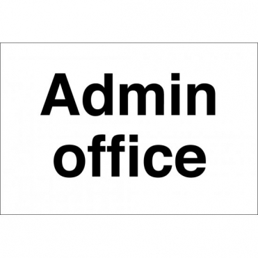 Admin Office Signs