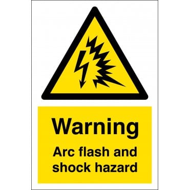 Arc Flash And Shock Hazard Sign
