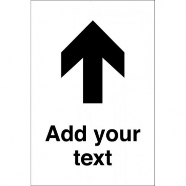 Arrow Up Sign Add Your Text