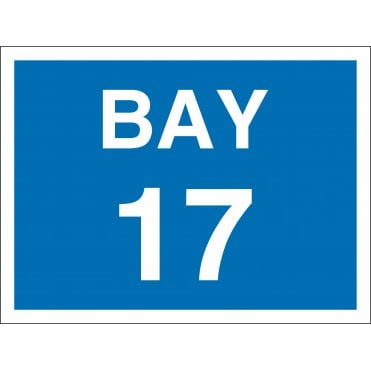 Bay 17 Sign