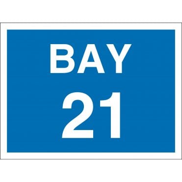 Bay 21 Sign