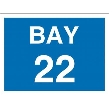 Bay 22 Sign