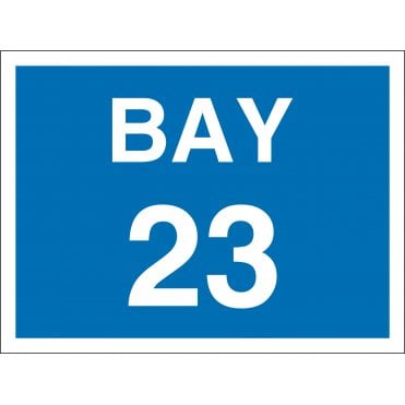 Bay 23 Sign