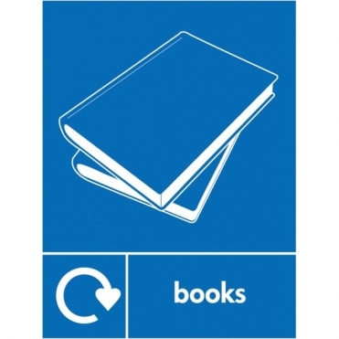 Books Recycling Signs