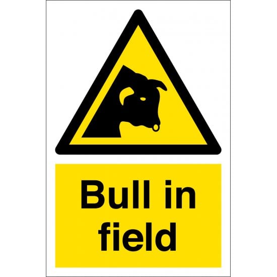 Bull In Field Signs