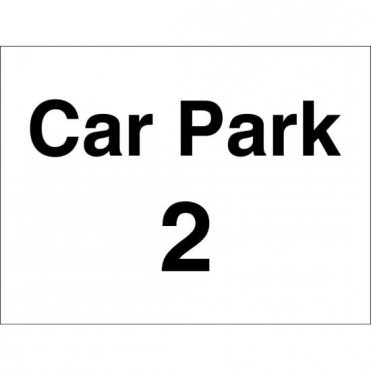 Car Park 2 Sign