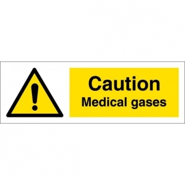 Free Printable Caution Medical Gases Sign