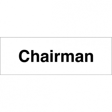 Chairman Signs