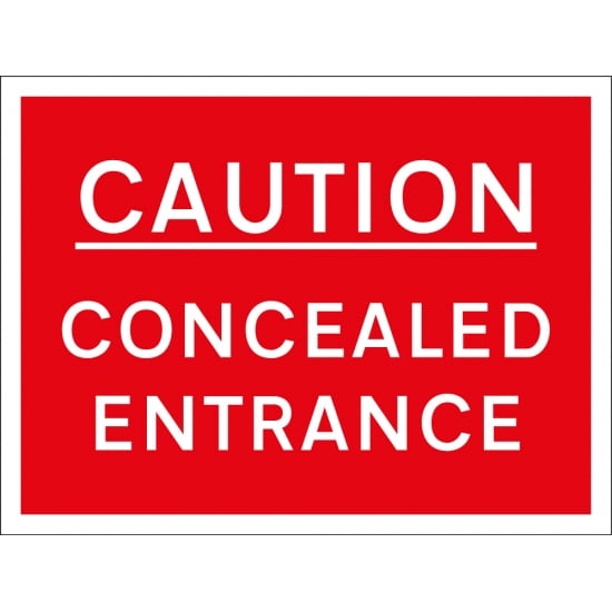 Concealed Entrance Signs