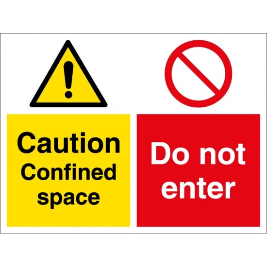 Confined Space Do Not Enter Signs