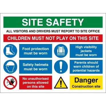 Construction Site Safety Signs