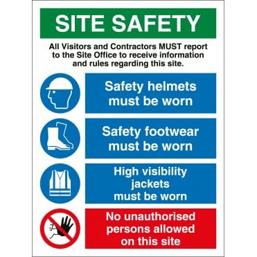 Construction Site Safety Signs
