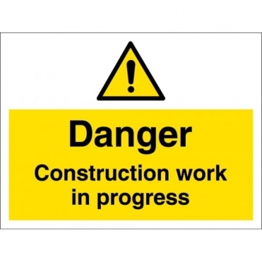 Construction Work In Progress Signs