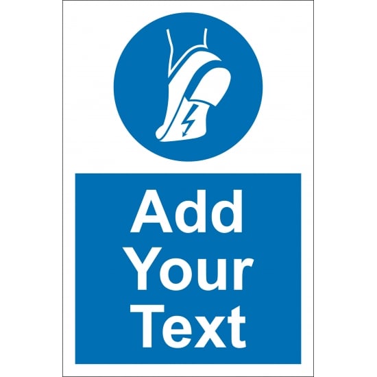 Custom Anti Static Footwear Signs