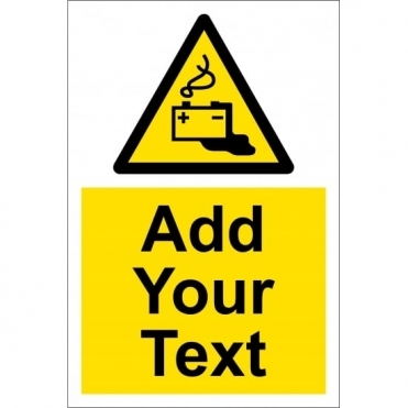 Custom Battery Charging Signs