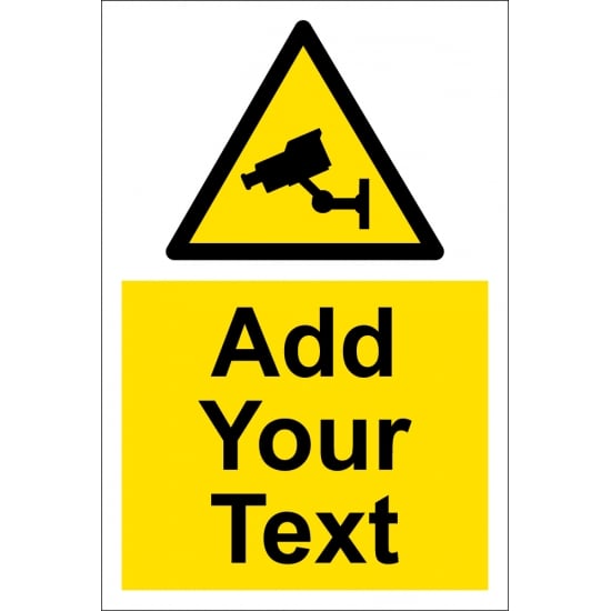 Custom CCTV Signs