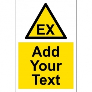 Custom Explosive Safety Signs