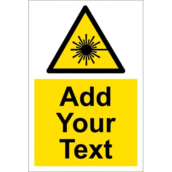 Custom Laser Beam Signs