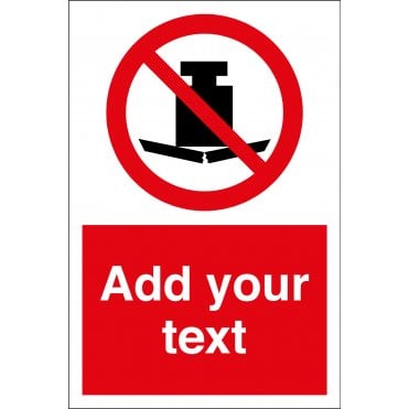 Size: 600mm x 800mm Add Text No Heavy Load Sign