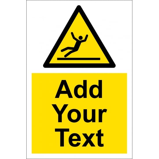 Custom Slippery Surface Signs