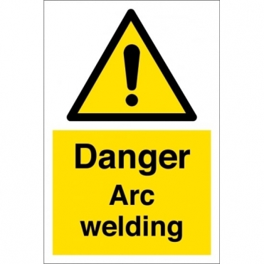 Size: 150mm x 200mm Welding Warning Signs