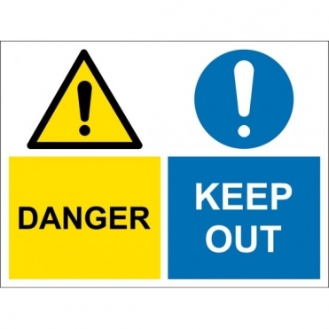 Danger Keep Out Signs