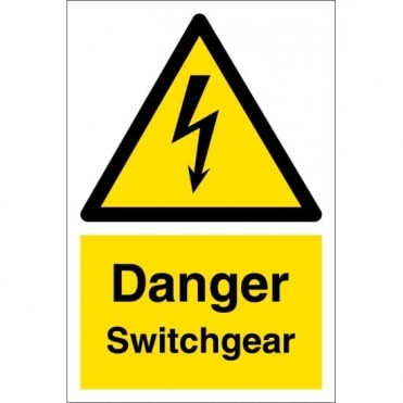 Danger Switchgear Signs