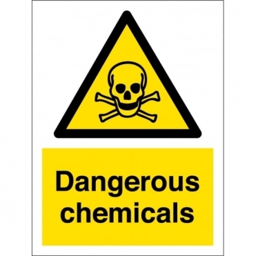 Dangerous Chemicals Signs