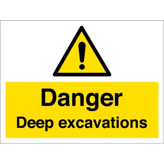 Deep Excavations Signs