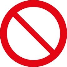 Prohibition Safety Signs