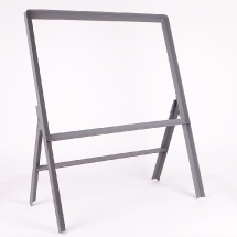 Metal Stanchion Sign Frames