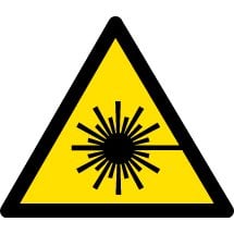Laser Beam Warning Signs