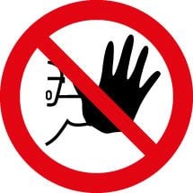 No Admittance Signs