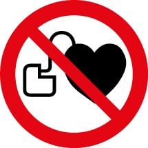 No Admittance With Pacemakers Signs
