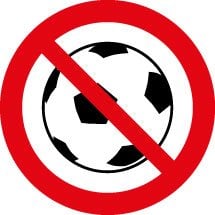 No Ball Games Signs