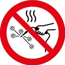 No Hot Works Safety Signs