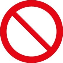 Vehicle Access Prohibition Signs