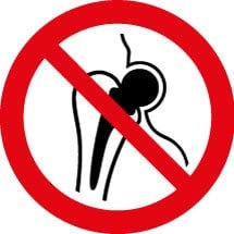 No Access With Metallic Implants Signs