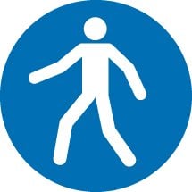 Pedestrian Access Signs