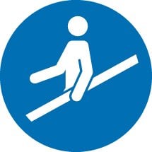 Please Use Handrail Signs