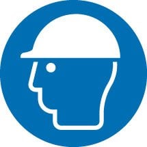 Head Protection Safety Signs