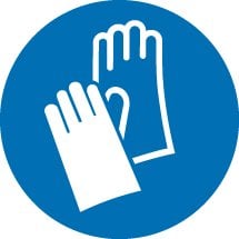 Protective Gloves Must Be Worn Signs