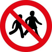 No Children Signs