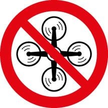 No Drones Signs
