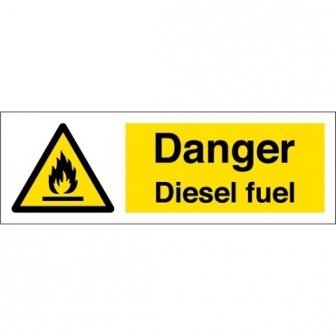 Size: 300mm x 100mm Flammable Warning Signs
