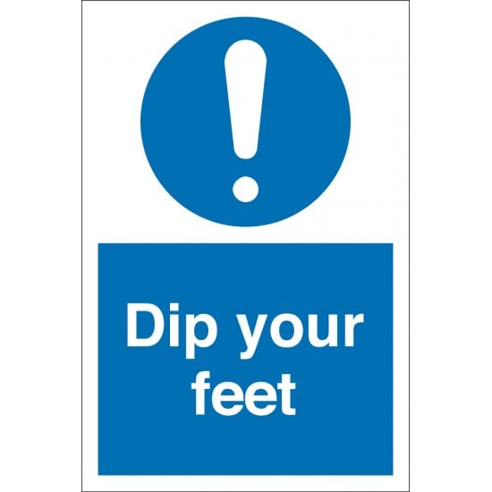 Dip Your Feet Signs