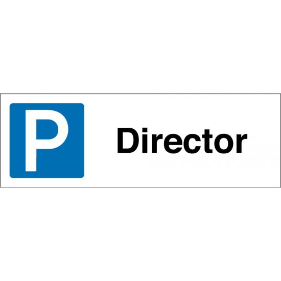 Director Parking Signs