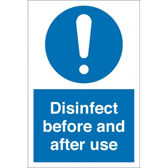 Size: 100mm x 150mm General Mandatory Signs
